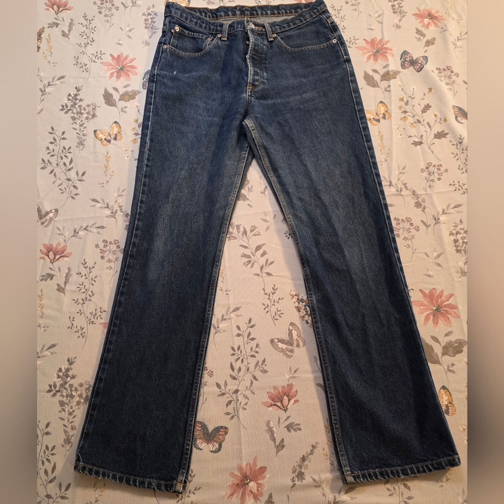 Vintage Polo Jeans Co Ralph Lauren Button Fly Signature Boot Jeans 12x31